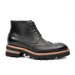 Side - Zipper Martin Boots Black DIVINCH