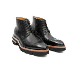 Side - Zipper Martin Boots Black DIVINCH