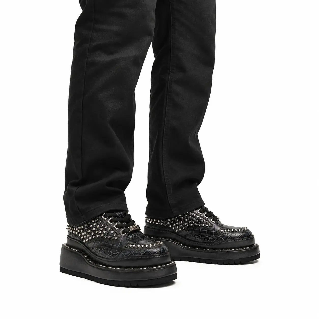 Studded Midnight Platform Sneaker