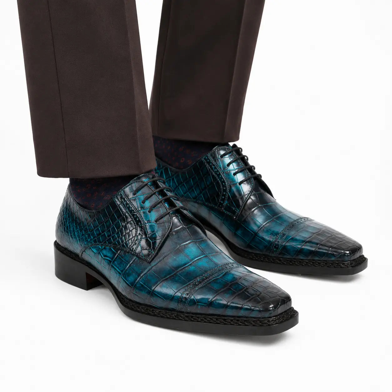 Teal Crocodile Norwegian Welt Derby
