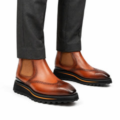 Walnut Chelsea Lug Boot