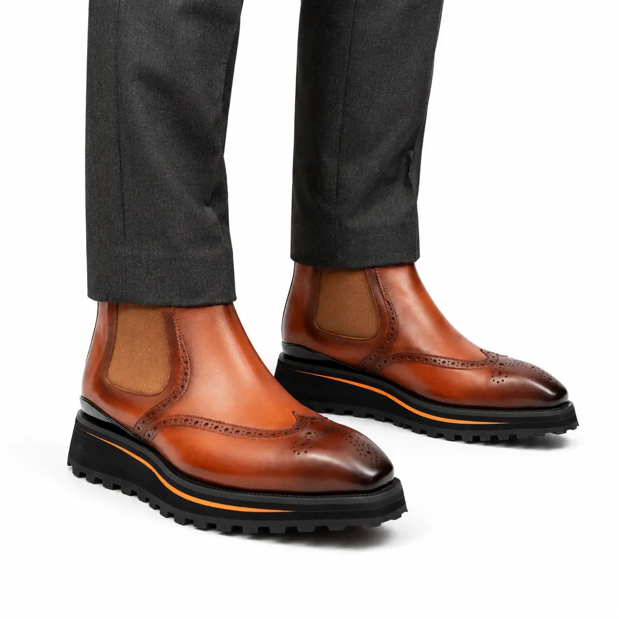 Walnut Chelsea Lug Boot
