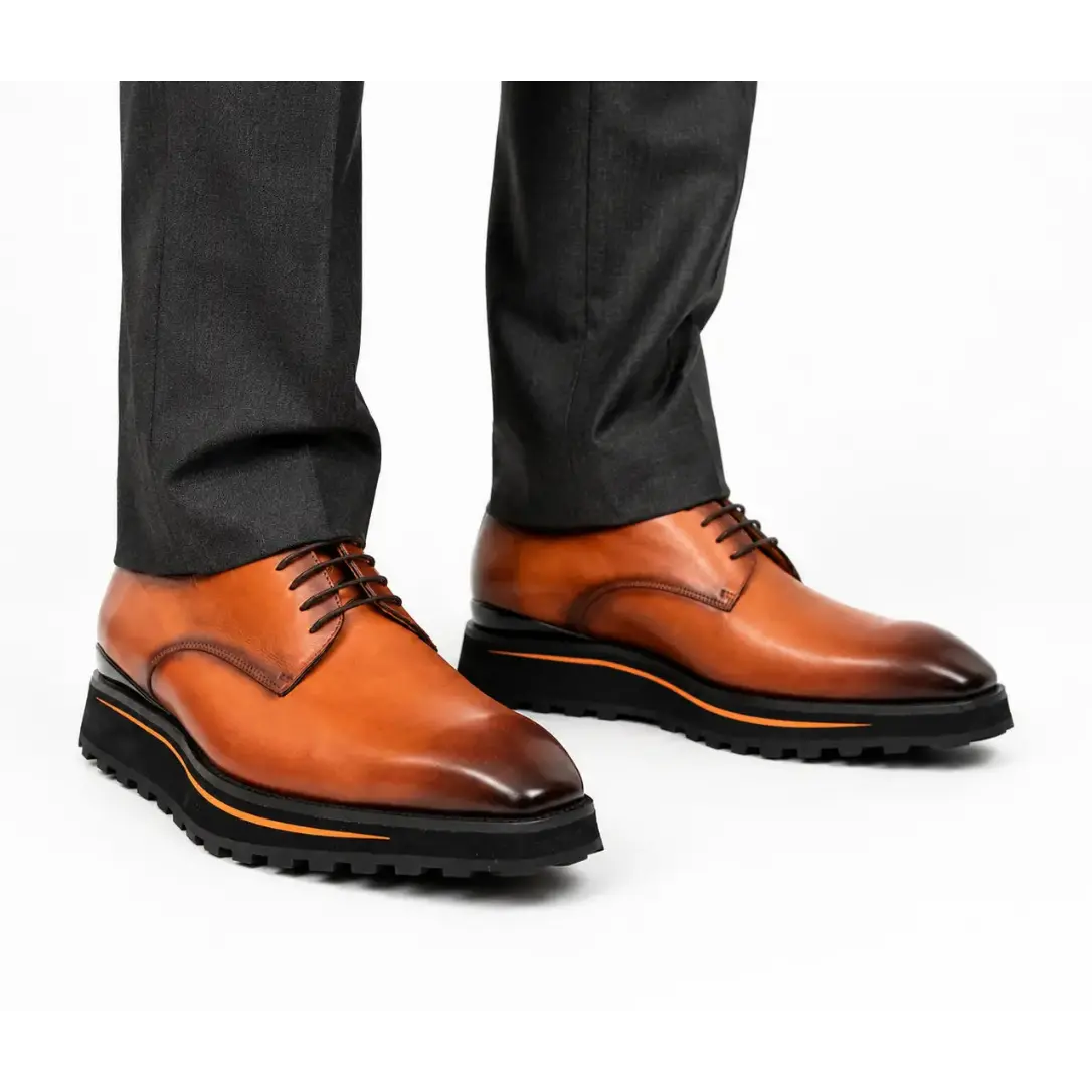 Walnut Lug Sole Derby Divinch