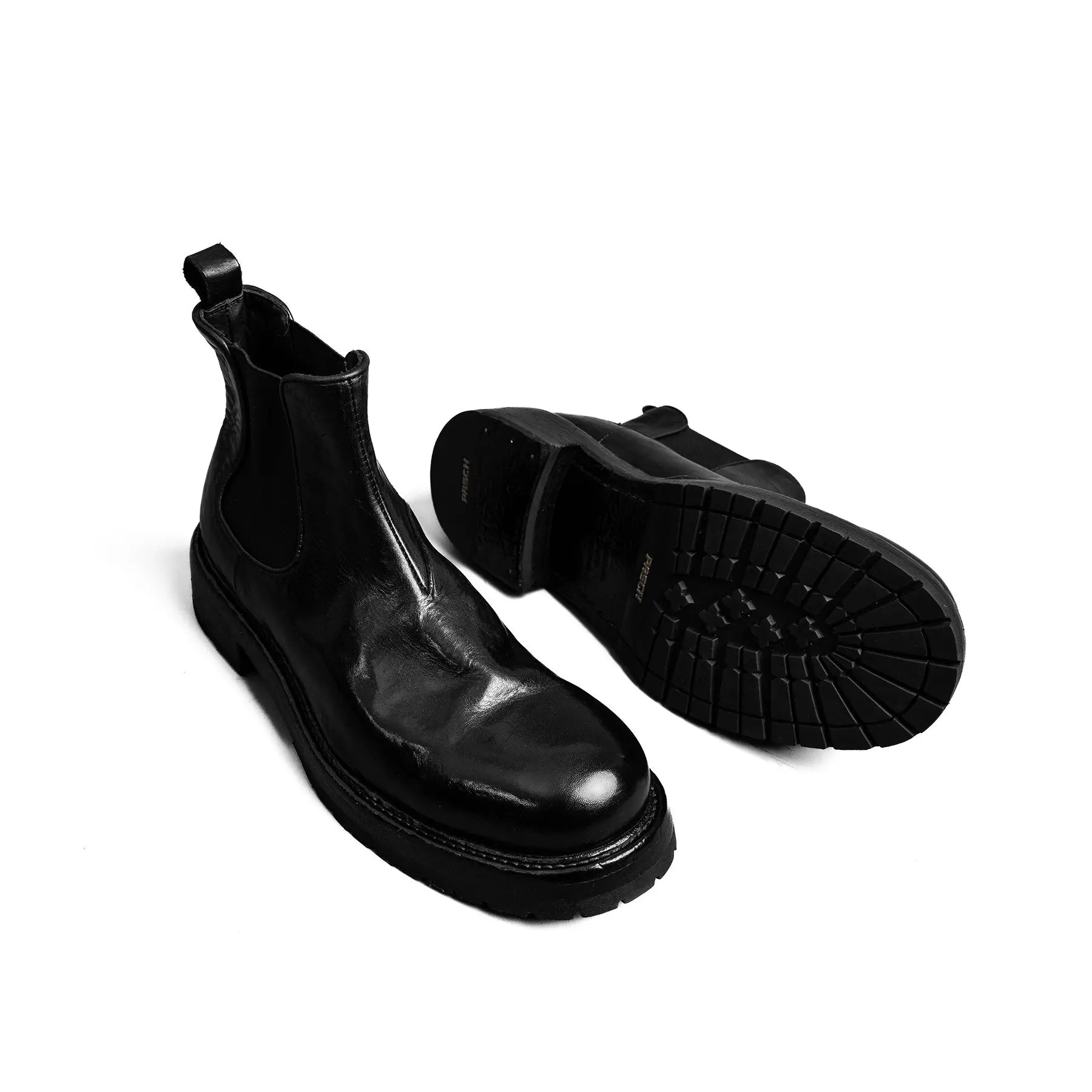 Black Washed Chelsea Boot