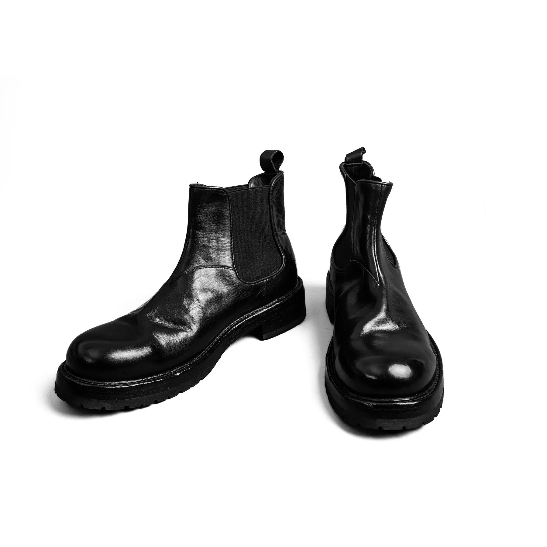Black Washed Chelsea Boot