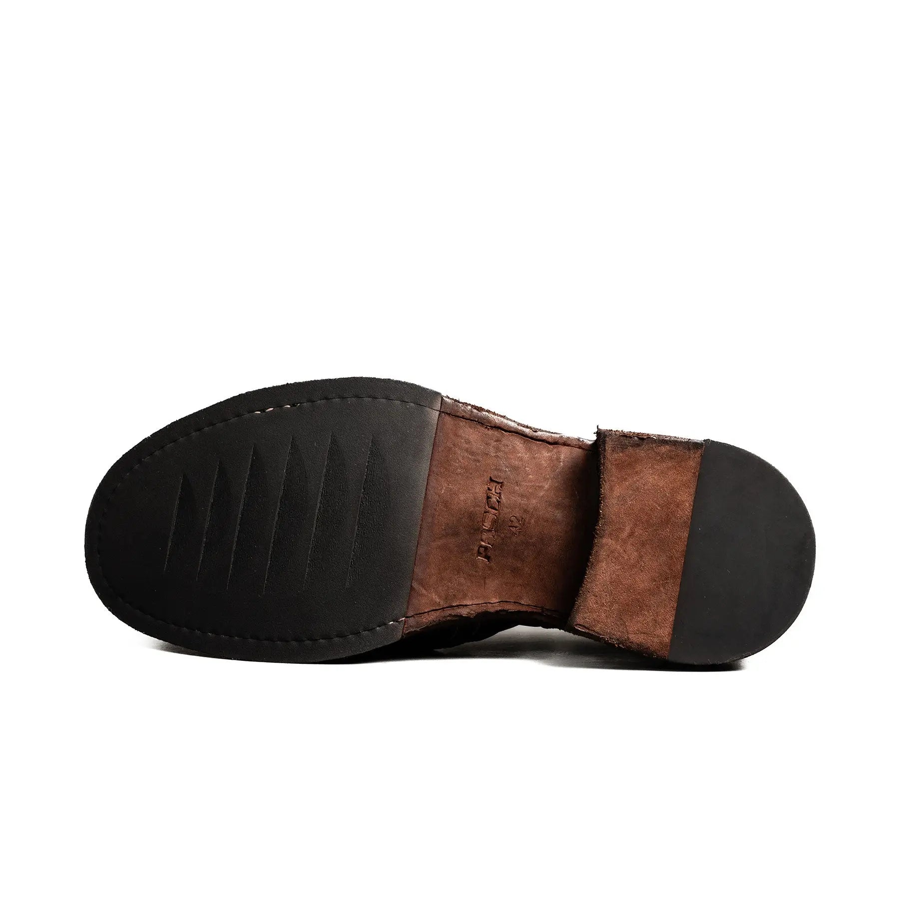 Washed Cordovan Wingtip Slip-On