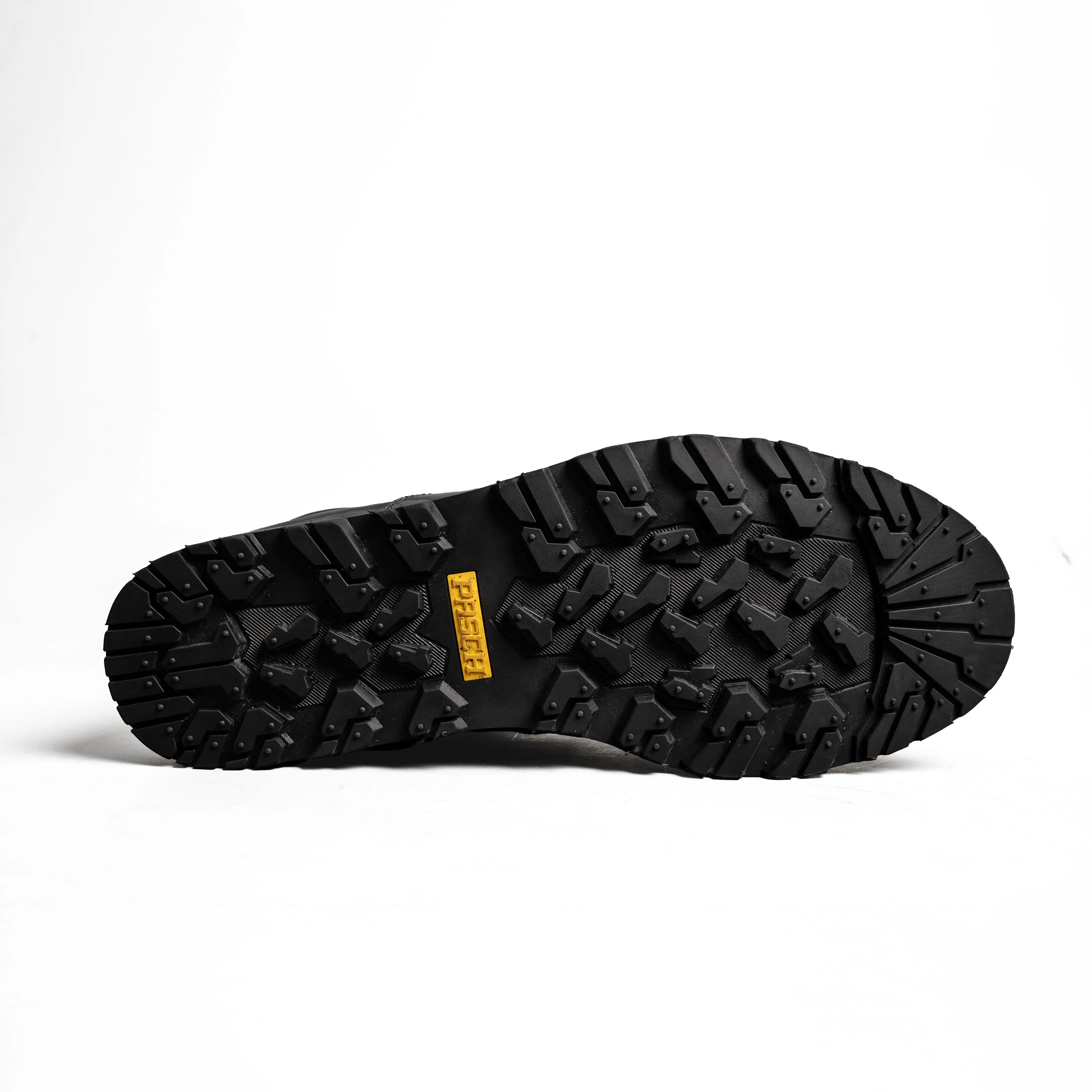 Black Washed Leather Sneaker