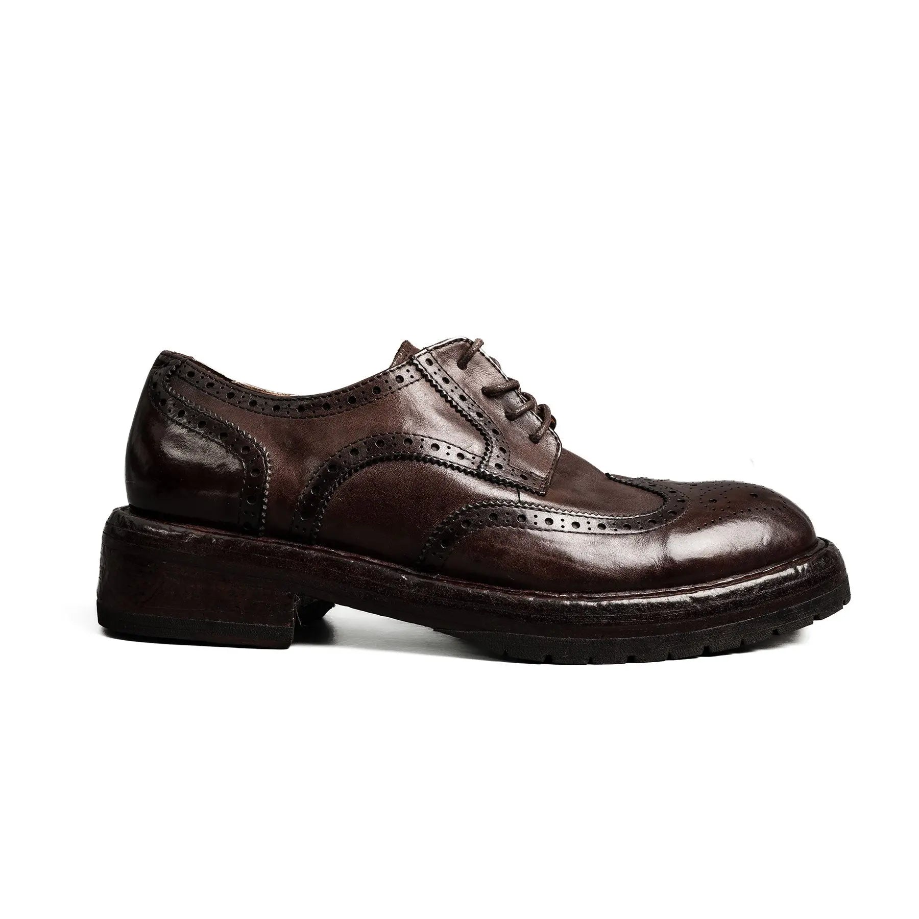 Dark Brown Washed Derby