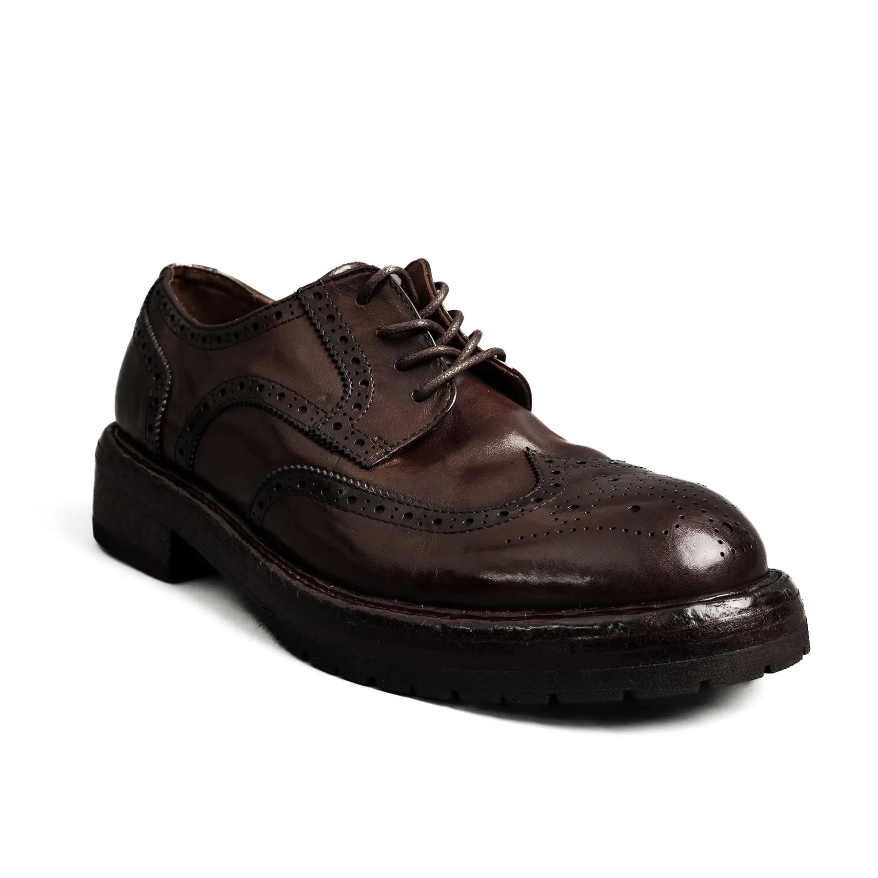 Dark Brown Washed Derby
