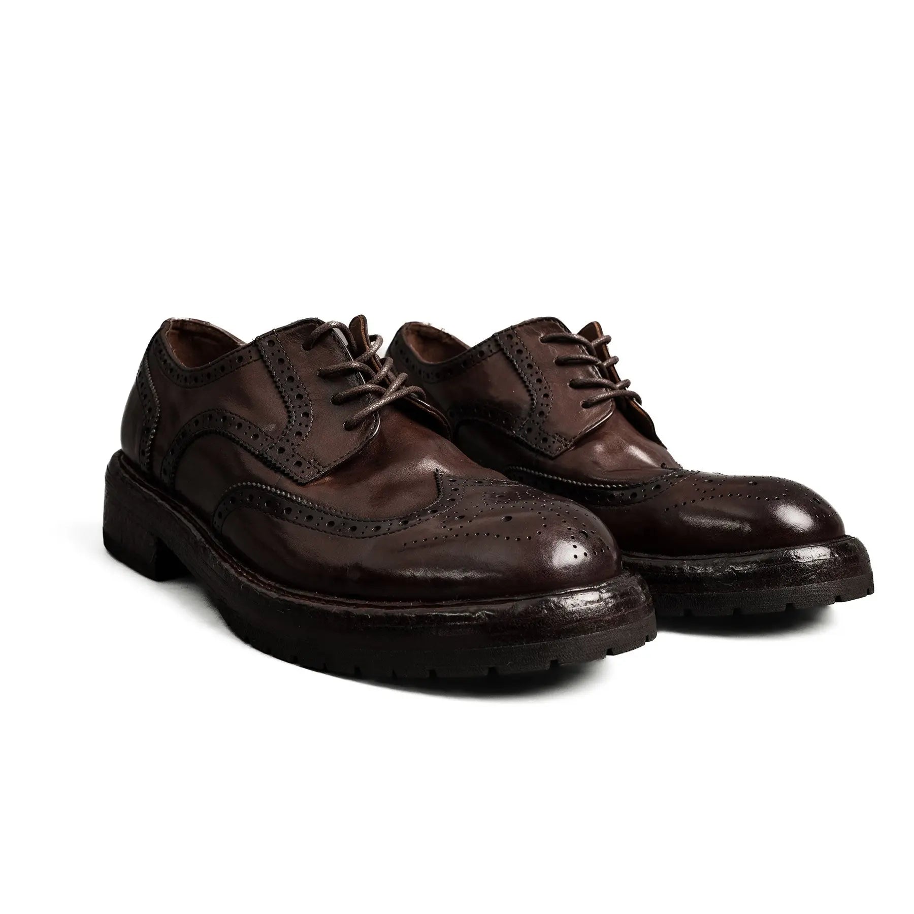Dark Brown Washed Derby