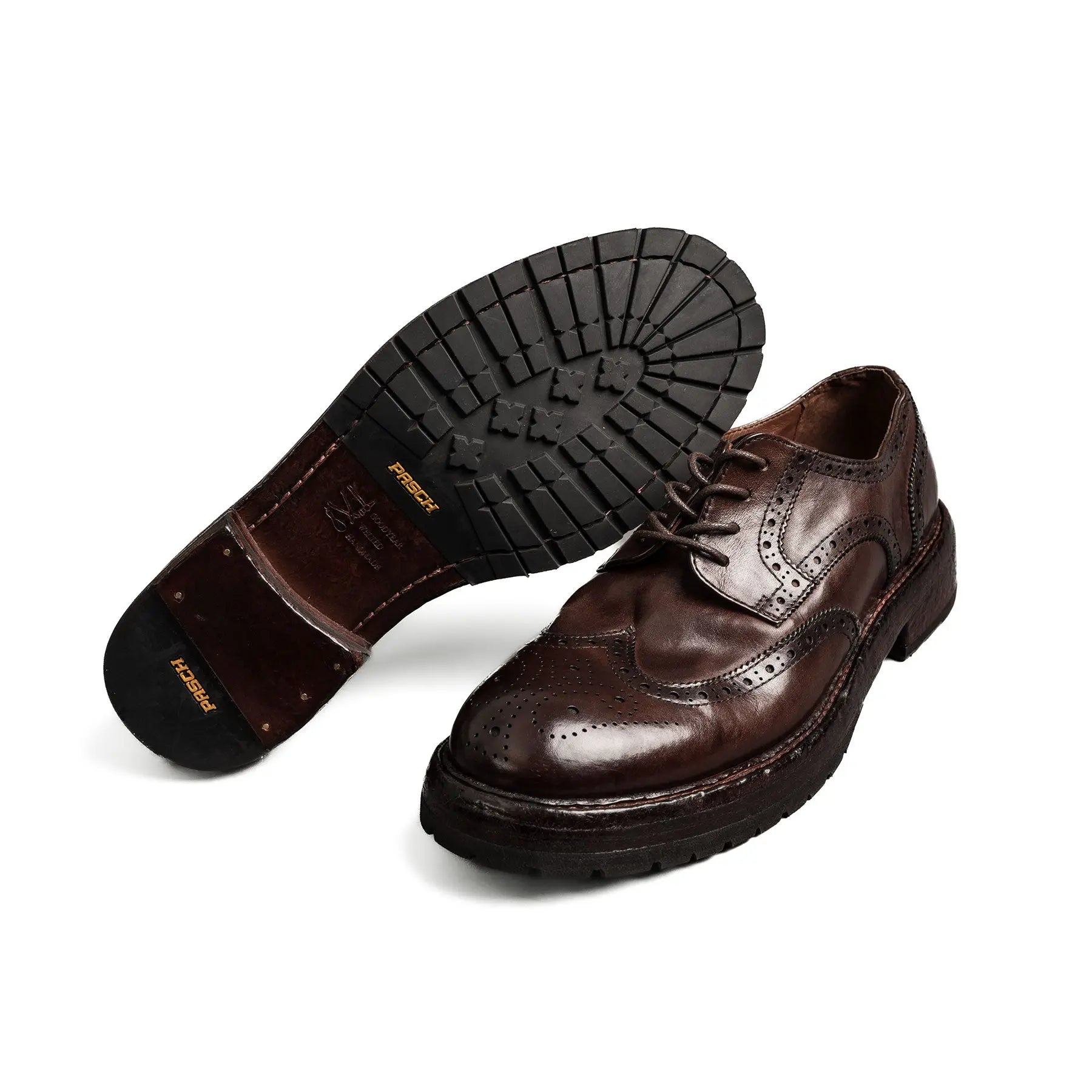 Dark Brown Washed Derby