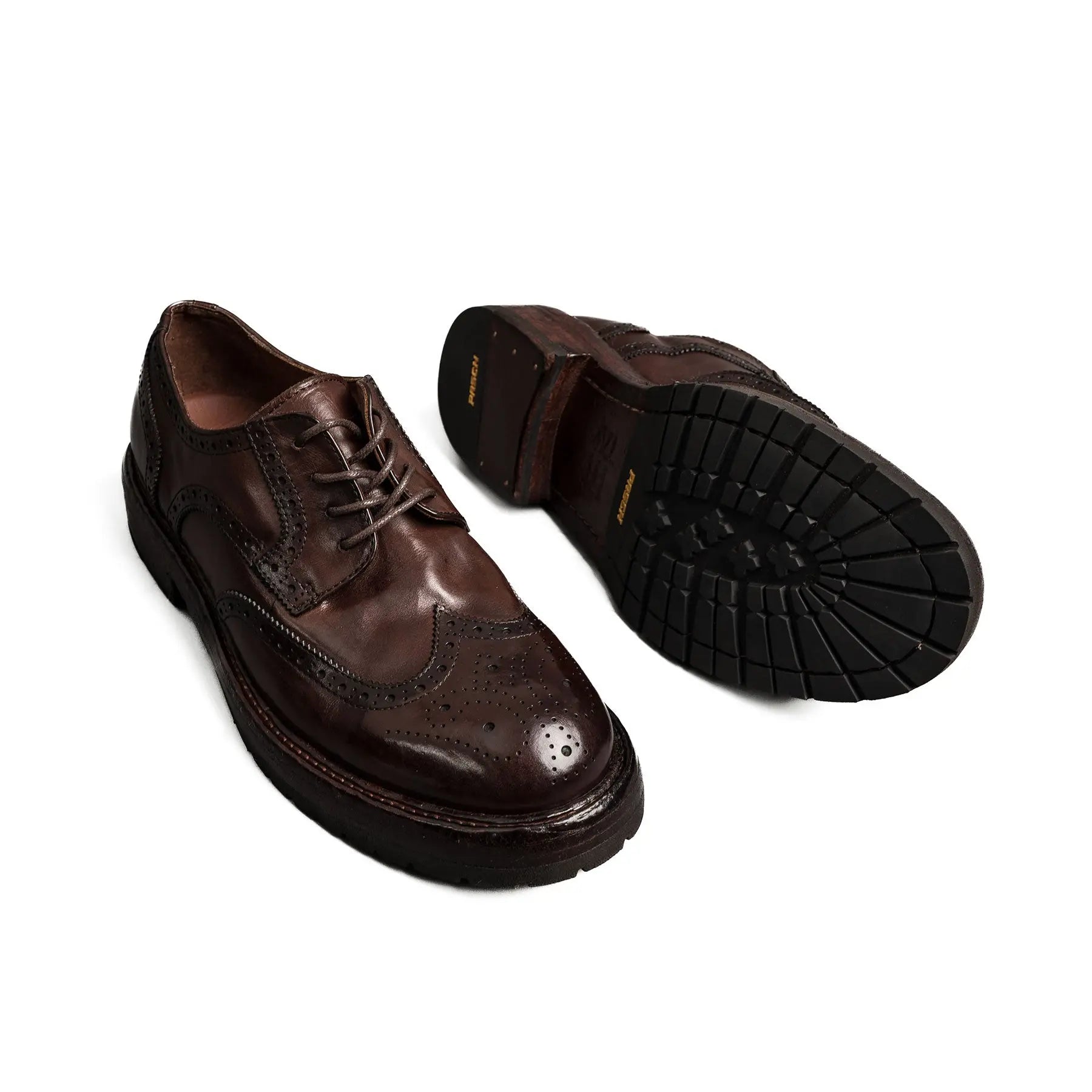 Dark Brown Washed Derby