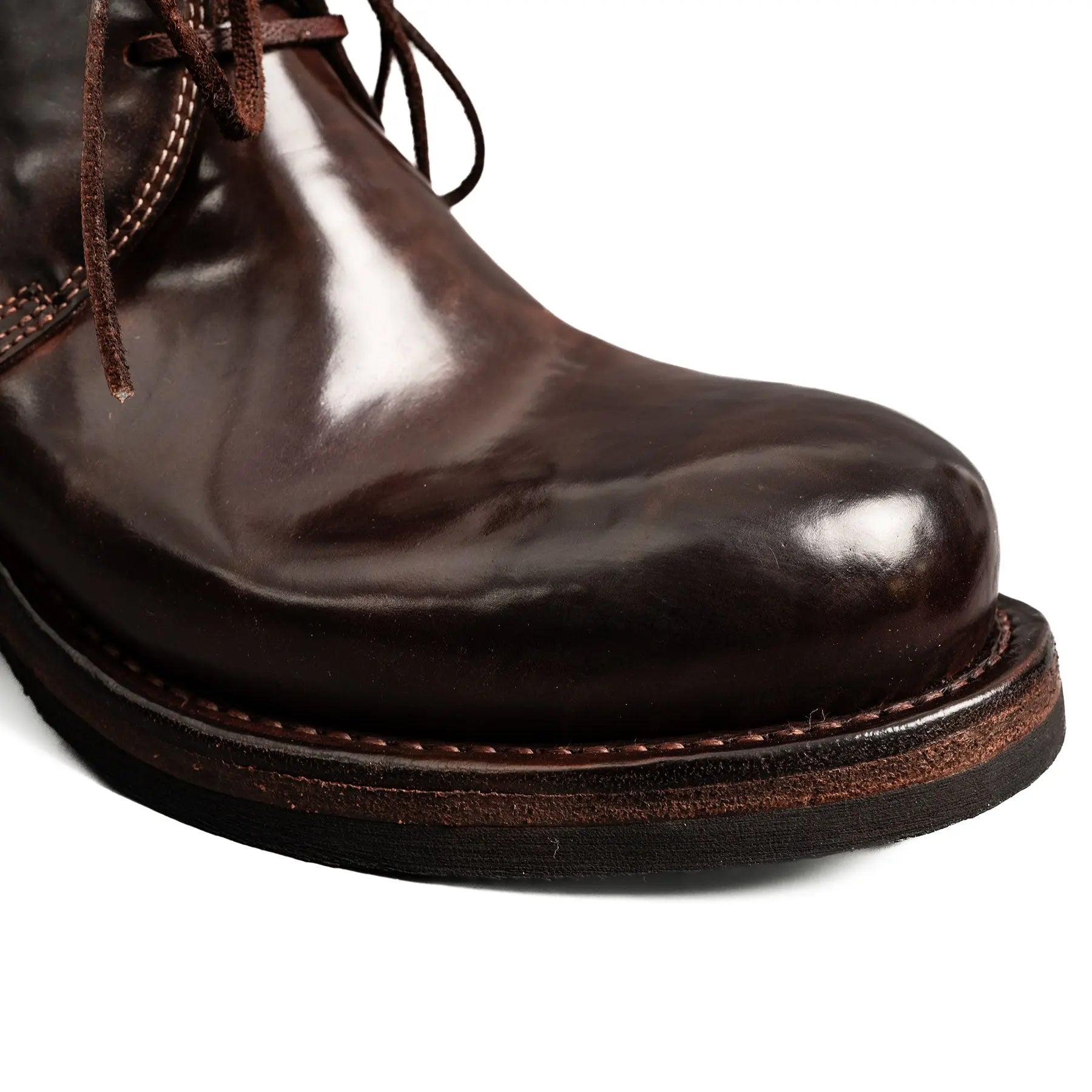 Dark Brown Horsehide Chukka Boots