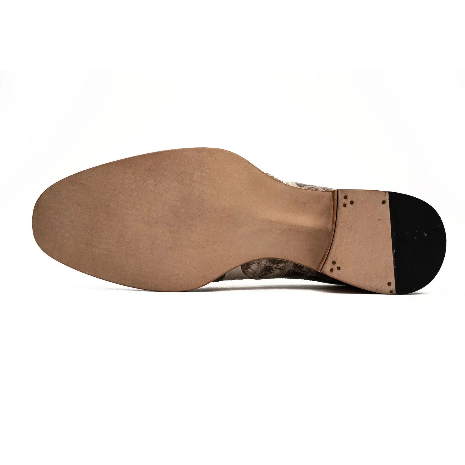 White Crocodile Norwegian Welted Oxfords DIVINCH