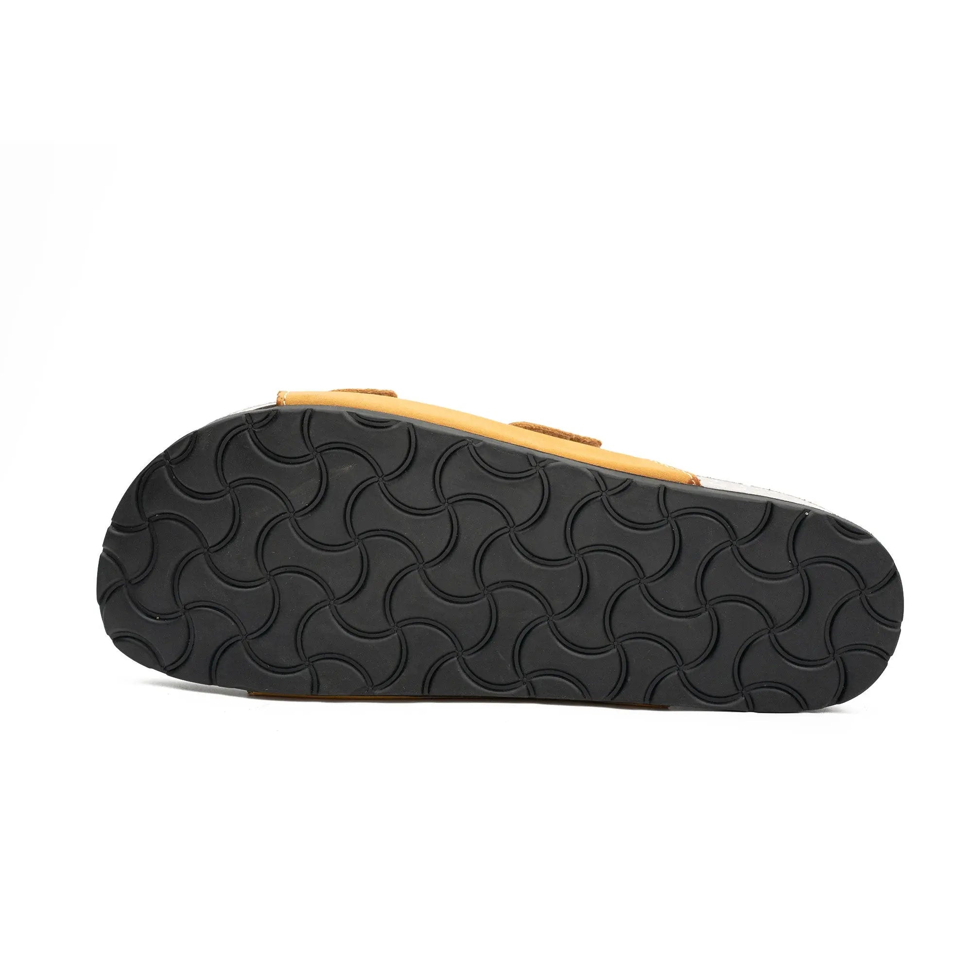 Yellow Adjustable Slide Sandals DIVINCH