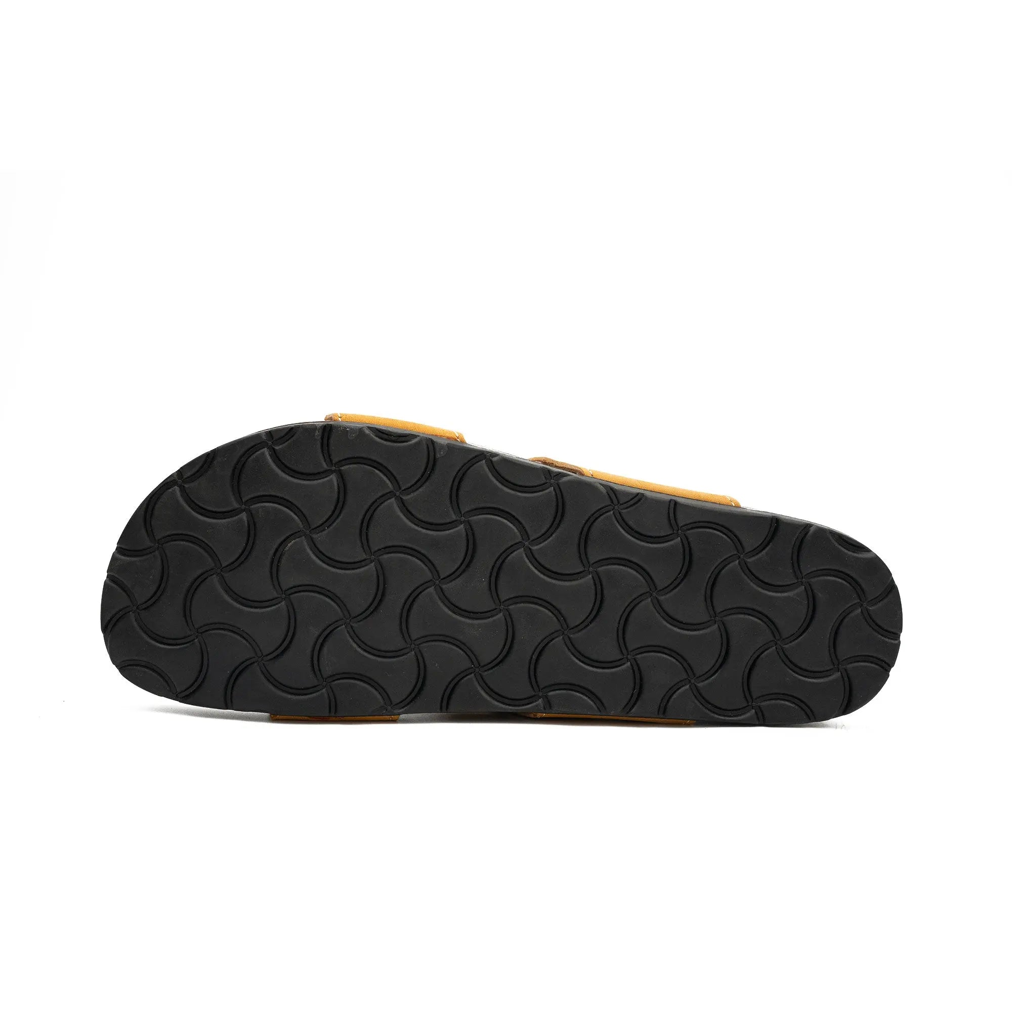 Yellow Double - Strap Slide Sandals DIVINCH