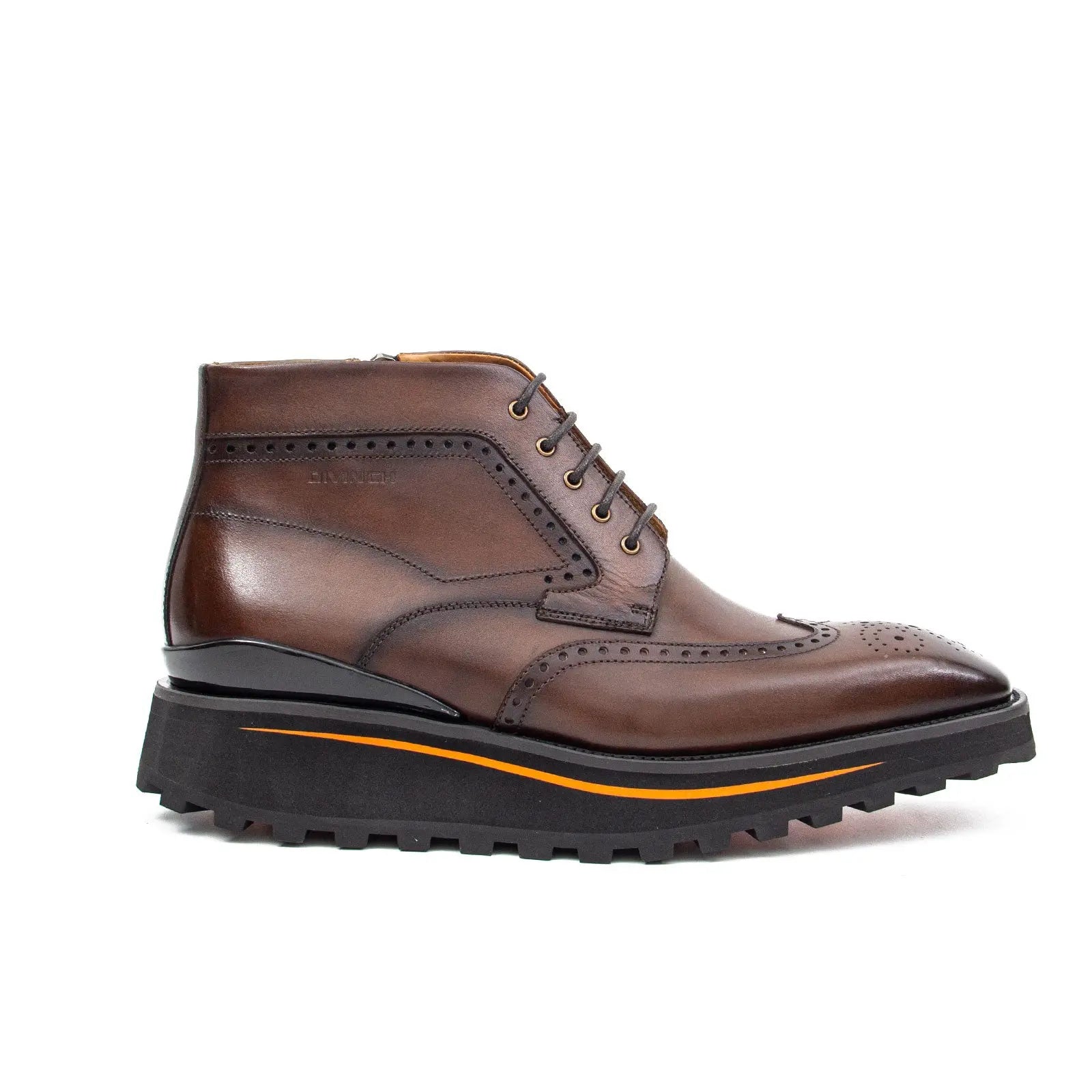 Zipper Brogue Martin Boots 2890 DIVINCH